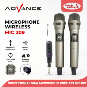 Advance Mic-209 Double Mic Microphone Wireless Recharger