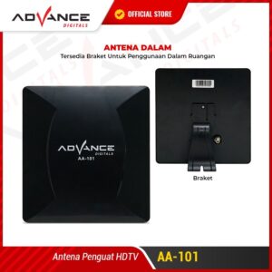 Advance Aa-101 Antena Tv Indoor Outdoor Analog Digital Dalam Luar Ruangan Bisa Untuk 2 Tv