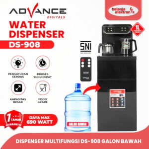 Advance Smart Dispenser Multifungsi Ds-908 Galon Bawah Bawah Fitur Dingin Normal Dan Panas + Remote
