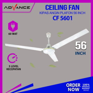 Kipas Angin Plafon Advance Cf-5601 Ceiling Fan Baling Baling 56 Inch