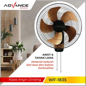 Advance Kipas Angin Dinding Wall Fan 18 Inch Tornado Besi Wf 1835 / Wf1835