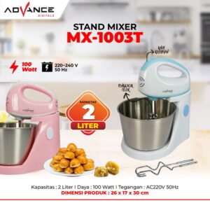 Advance Mx-1003T Stand Mixer Kapasitas 2 Liter