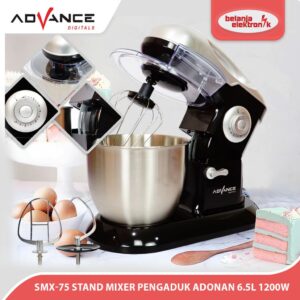 Advance Smx-75 Stand Mixer Pengaduk Adonan Kapasitas 6.5L 1200 Watt