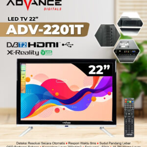 Advance Led Tv Digital 22 Inch Hd Usb Movie Dvb-T2 Adv-2201T