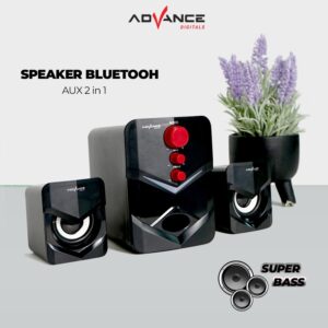 Multimedia Speaker Advance Cls-201 Bt 2.1 Channel Pc Laptop Komputer Super Bass Bluetooth