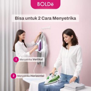 Bolde Setrika Uap Listrik Steam Iron Helios Cs1-824