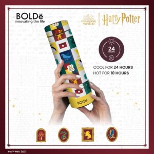 Bolde Smart Led Bottle Botol Air Minum Tumbler Harry Potter Edition Termos Suhu Touch Display Tumblr 500 Ml Stainless Steel