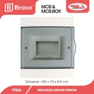 Broco Box Mcb 4 Group Opbow 17104