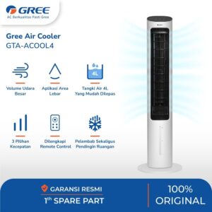 Gree Kipas Tower Fan Air Cooler Kapasitas 4 Liter Gta Acool4 Penyejuk Udara / Ruangan
