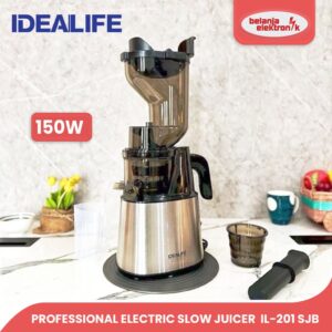 Idealife Electric Profesional Slow Juicer Buah & Sayur Il 201 Sjb