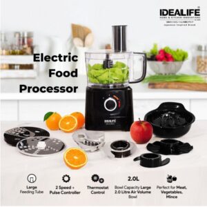 Idealife Electric Food Processor Penggiling Pelumat Kapasitas 2L Jumbo
