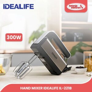 Idealife Professional Hand Mixer Pengaduk Adonan 5 Speed Il 221B