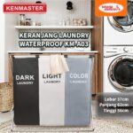 Kenmaster Keranjang Laundry Bag 3 Sekat Waterproof Km-A03