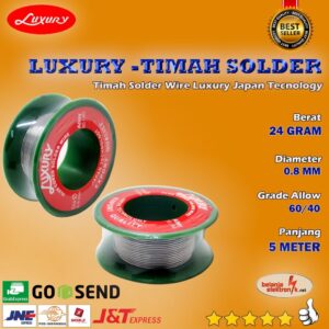 Timah Solder Wire Luxury 5 Meter Grade Alloy 60/40 Japan Technology & Export Quality