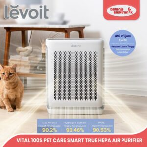 Levoit Vital 100S Pet Care Smart True Hepa Air Purifier Bulu Hewan