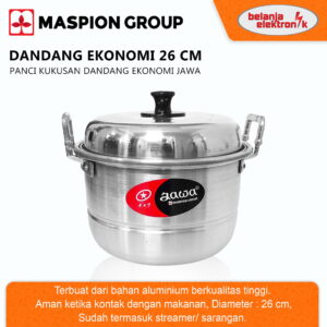 Maspion Panci Kukusan Dandang Ekonomi Jawa 26 Cm Aluminium