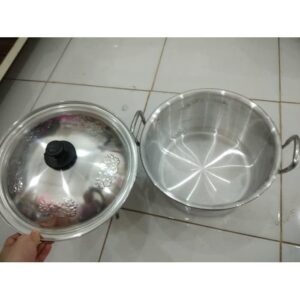 Maspion Panci Tinggi Tl 26 Cm Aluminium Panci Dandang Rebus Serbaguna