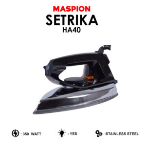 Maspion Setrika Ha-40 Setrika Listrik Aotomatic Iron Ha 40