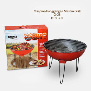 Maspion Blg Mastro Grill 38 Cm Panggangan Arang Bbq Sate Serbaguna