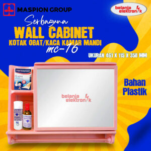 Kaca Cermin Rak Kamar Mandi / Kotak Obat Wall Cabinet Maspion Mc 16