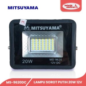 Mitsuyama Lampu Sorot Ms-9620Dc 20 Watt Tembak 12V Ip65 Cahaya Putih Floodlight Flood Light Led