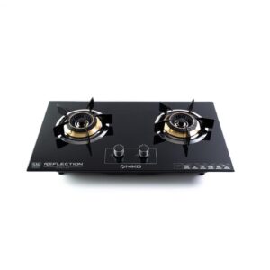 Niko Reflection Black 2.0 Kompor Gas 2 Tungku Kaca