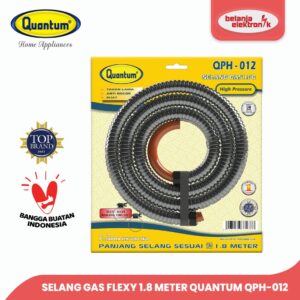 Selang Gas Flexy Polos 1.8 Meter Quantum Qph-012 High Pressure