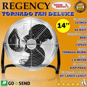 Kipas Angin Lantai Regency Dlx 14 Tornado Besi Fan Deluxe 14 Inch-36 Cm
