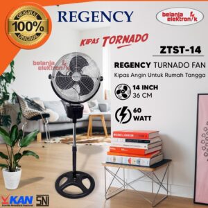 Regency Tst 14 Kipas Angin Berdiri Tornado Besi Stand Fan 14 Inch Ztst14