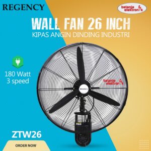 Kipas Angin Dinding Industri Regency Ztw26 / Tw 26 Tornado Wall Fan 26 Inch