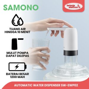 Samono Pompa Air Galon Elektrik Automatic Water Dispenser Sw-Ewp02