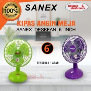 Kipas Angin Meja/Desk Fan Sanex 6 Inch Fd 0688 / 0687
