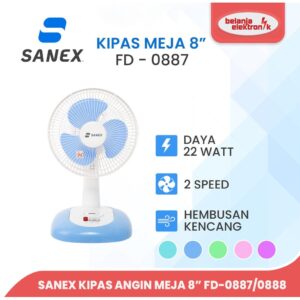 Kipas Angin Meja Desk Fan Sanex 8 Inch Fd-0887/0888