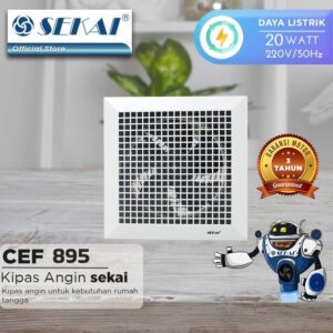 Sekai Ceiling Exhaust Fan Cef 895 8 Inch Kipas Exhaust Plafon 20 Cm