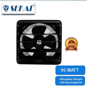 Sekai Ime 1693 Ns Exhaust Fan Industri / Hexos Kipas Angin Dinding Industrial 16 Inch