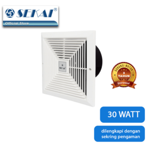 Exhaust Fan Ceiling Plafon Sekai Mvf 1091 10 Inch Penghisap Udara Hexos Kamar Mandi Kipas Angin