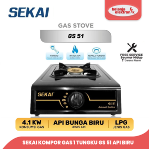 Sekai Kompor Gas 1 Tungku Gs 51 Api Biru