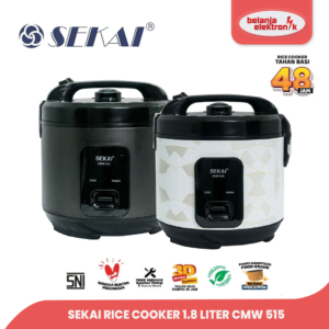 Sekai Rice Cooker 1.8L Cmw 515 Magic Com Penanak Dan Penghangat Nasi