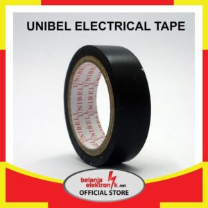 Isolasi Unibel Serbaguna 0.18Mm X 5/8 Inch X 5 Yds- Kecil Hitam