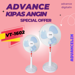 Votre Vt-1602 Kipas Angin Berdiri / Stand Fan 16 Inch Vt 1602