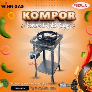 Kompor Winn Gas W-31 At / Kompor Komersil Kaki Tinggi Low Pressure